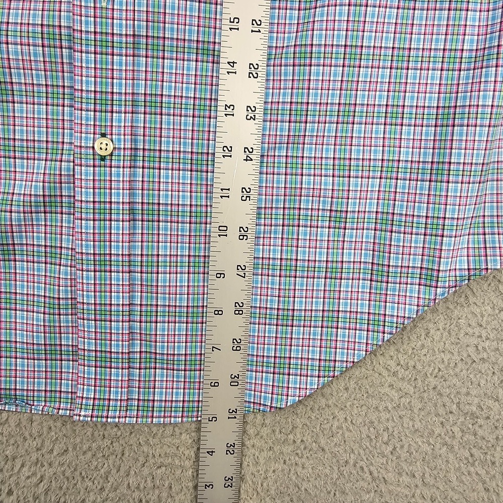 Lauren Ralph Lauren Dress Shirt Men 15.5 32/33 Multicolor Plaid Classic Fit - Picture 6 of 8